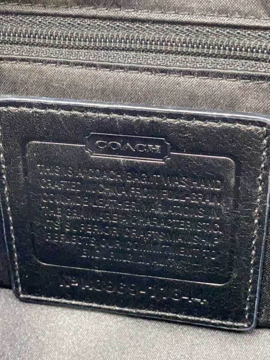 COACH Handbag_Black Leather BLK 11844 5