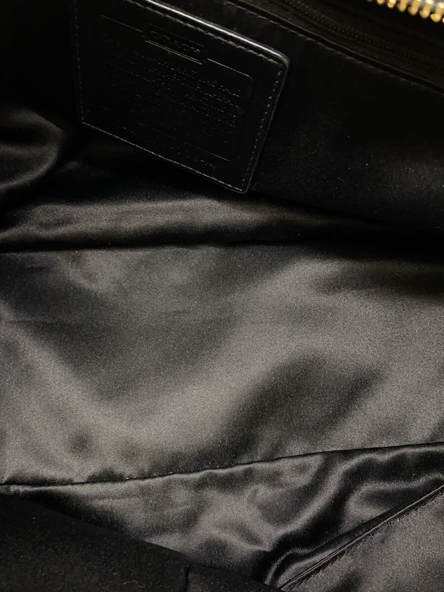 COACH Handbag_Black Leather BLK 11844 6