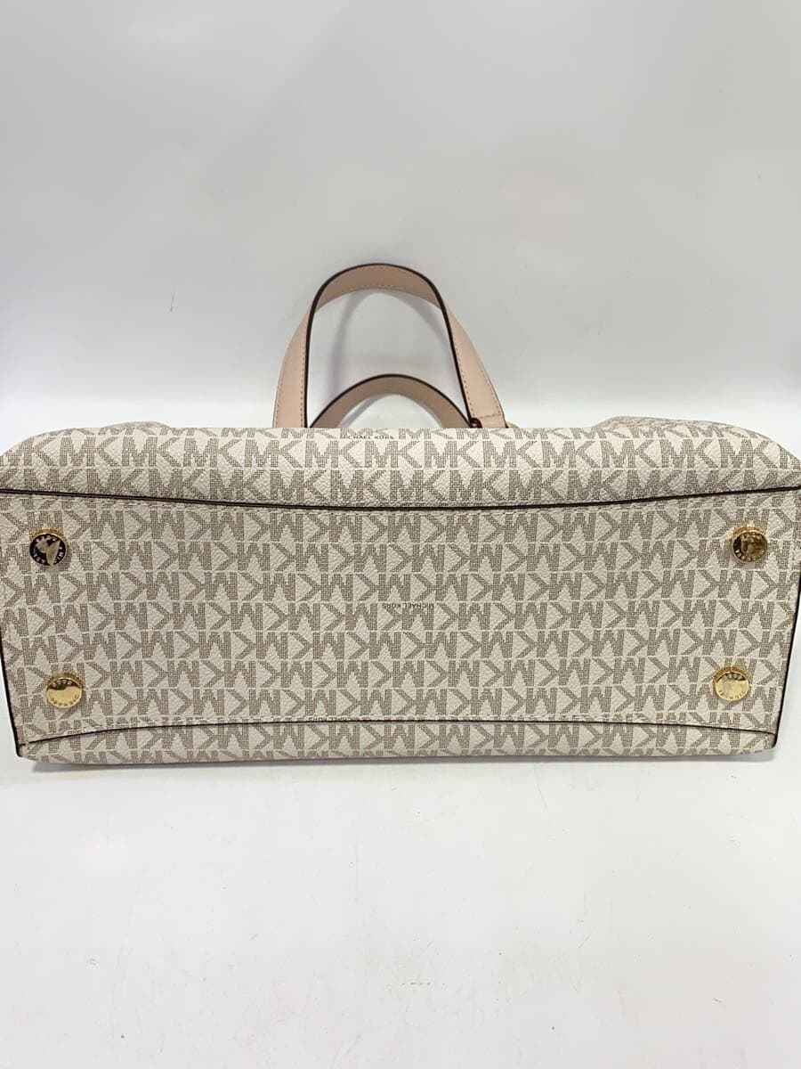 MICHAEL KORS Handbag Leather CRM All Over Pattern 30S1GENS2B 4