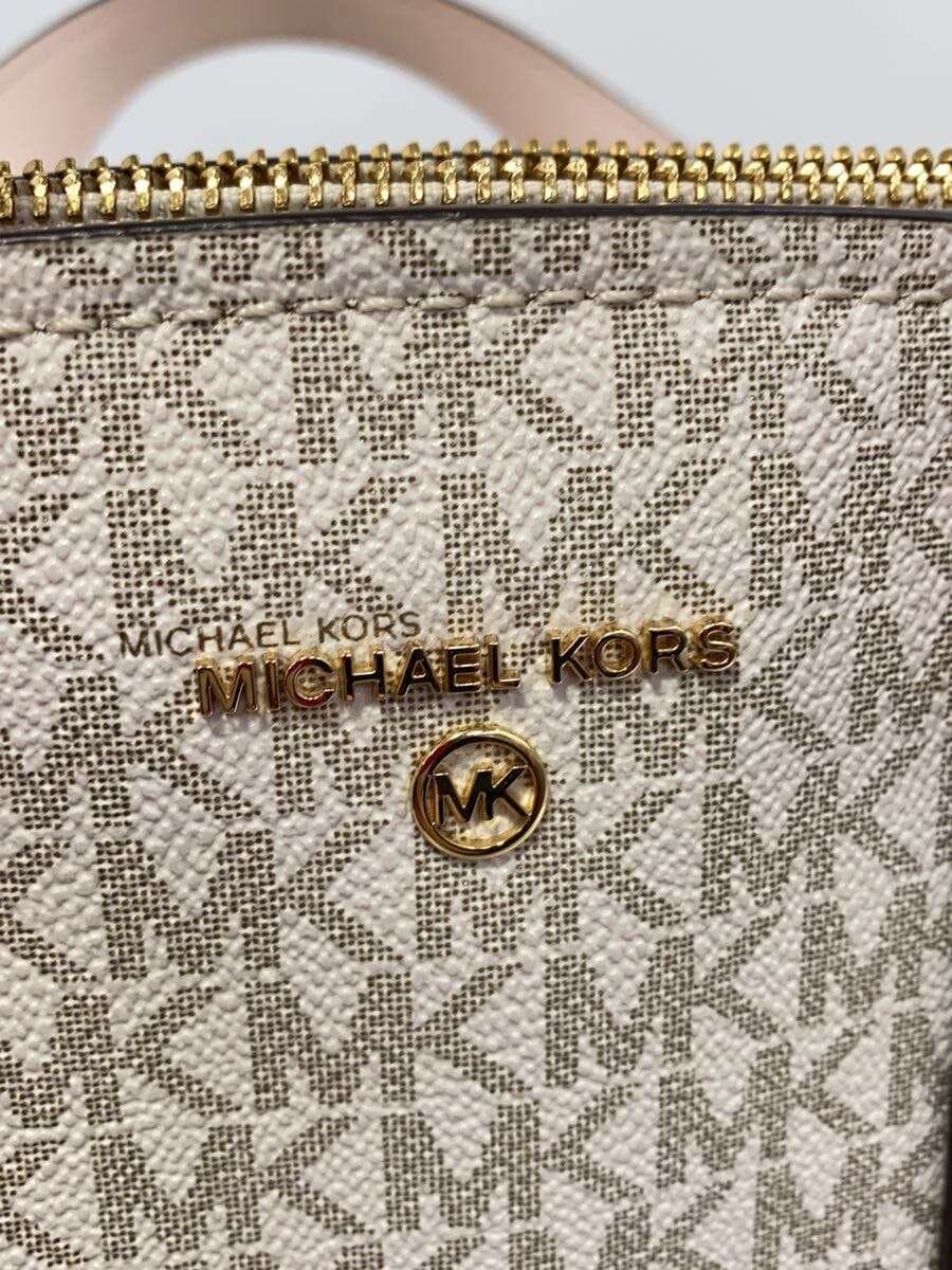 MICHAEL KORS Handbag Leather CRM All Over Pattern 30S1GENS2B 5