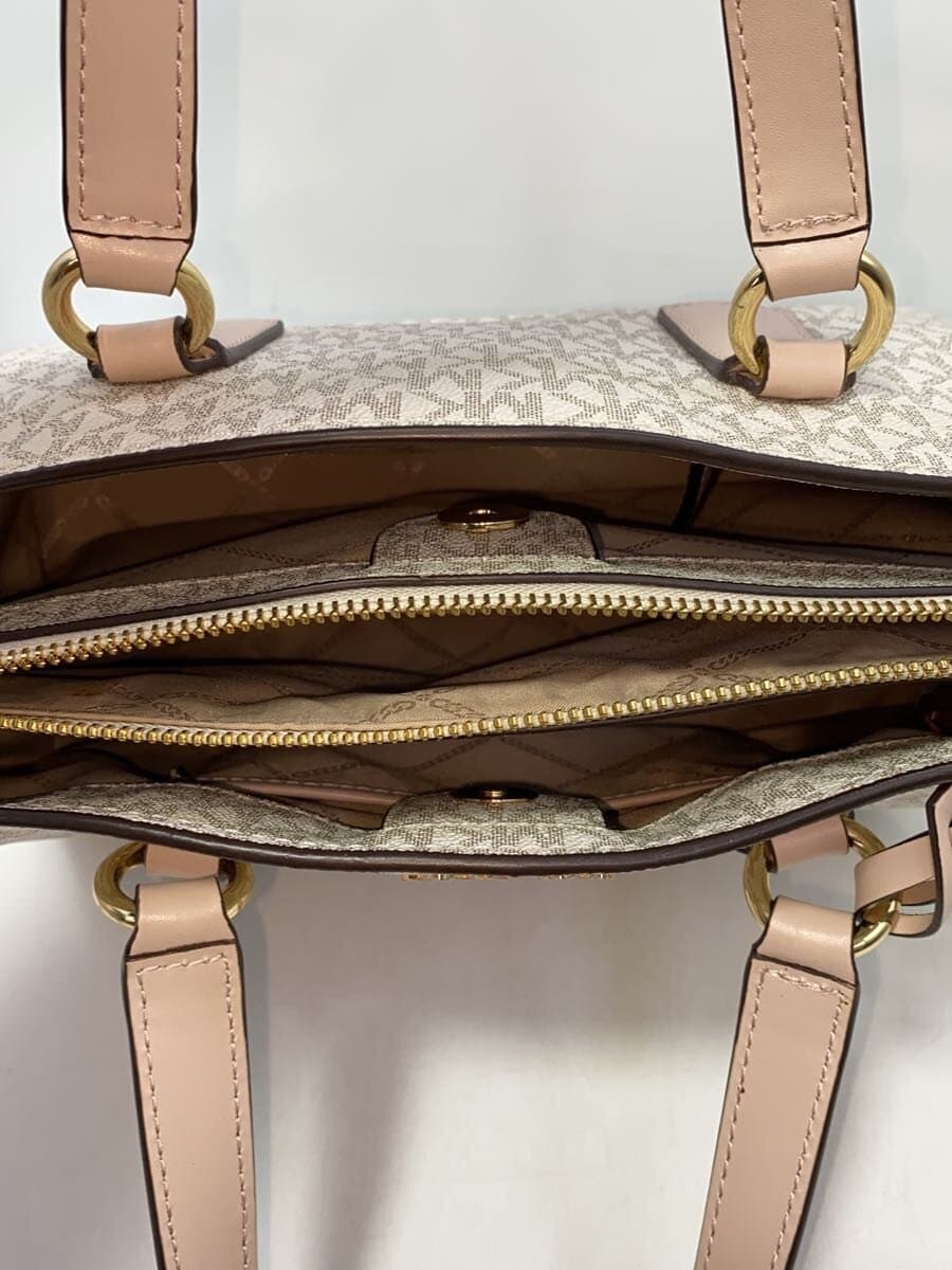 MICHAEL KORS Handbag Leather CRM All Over Pattern 30S1GENS2B 6