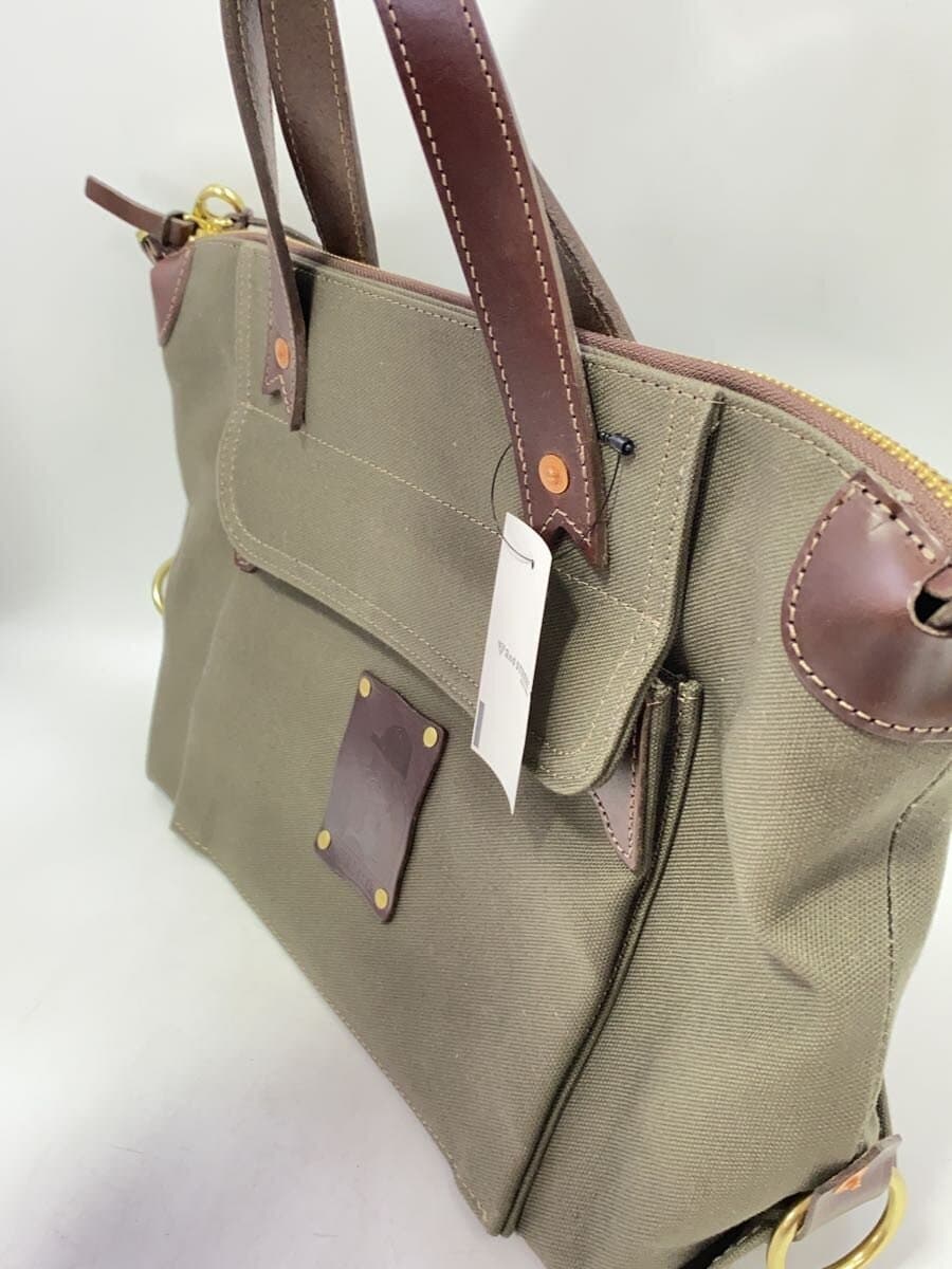 BEER BELLY Double Flap Shoulder Bag Cotton KHK 2