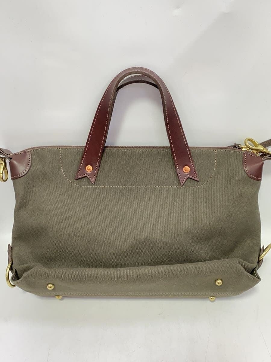 BEER BELLY Double Flap Shoulder Bag Cotton KHK 3