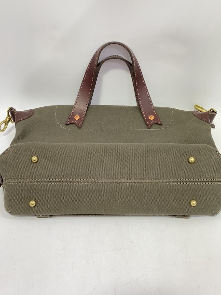 BEER BELLY Double Flap Shoulder Bag Cotton KHK 4