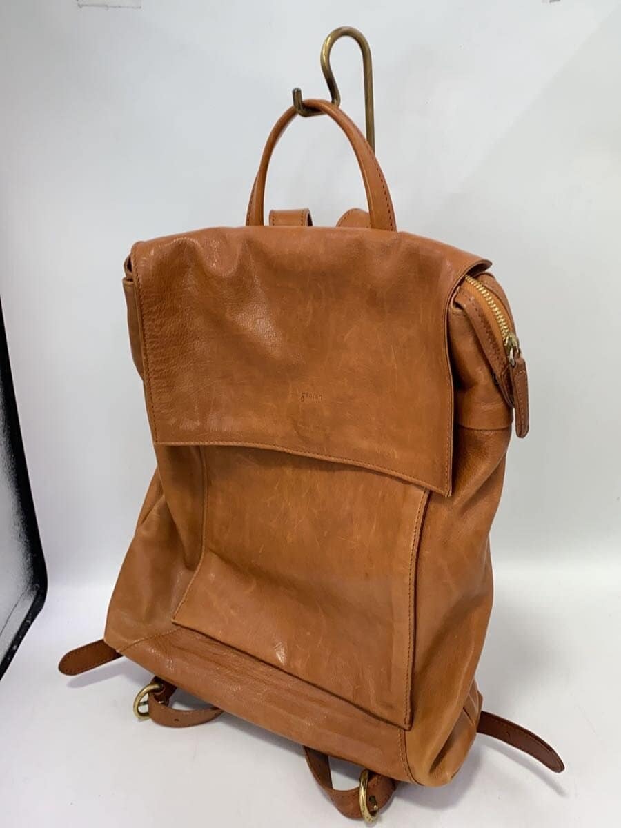 GENTEN Backpack Leather BRW Solid 2