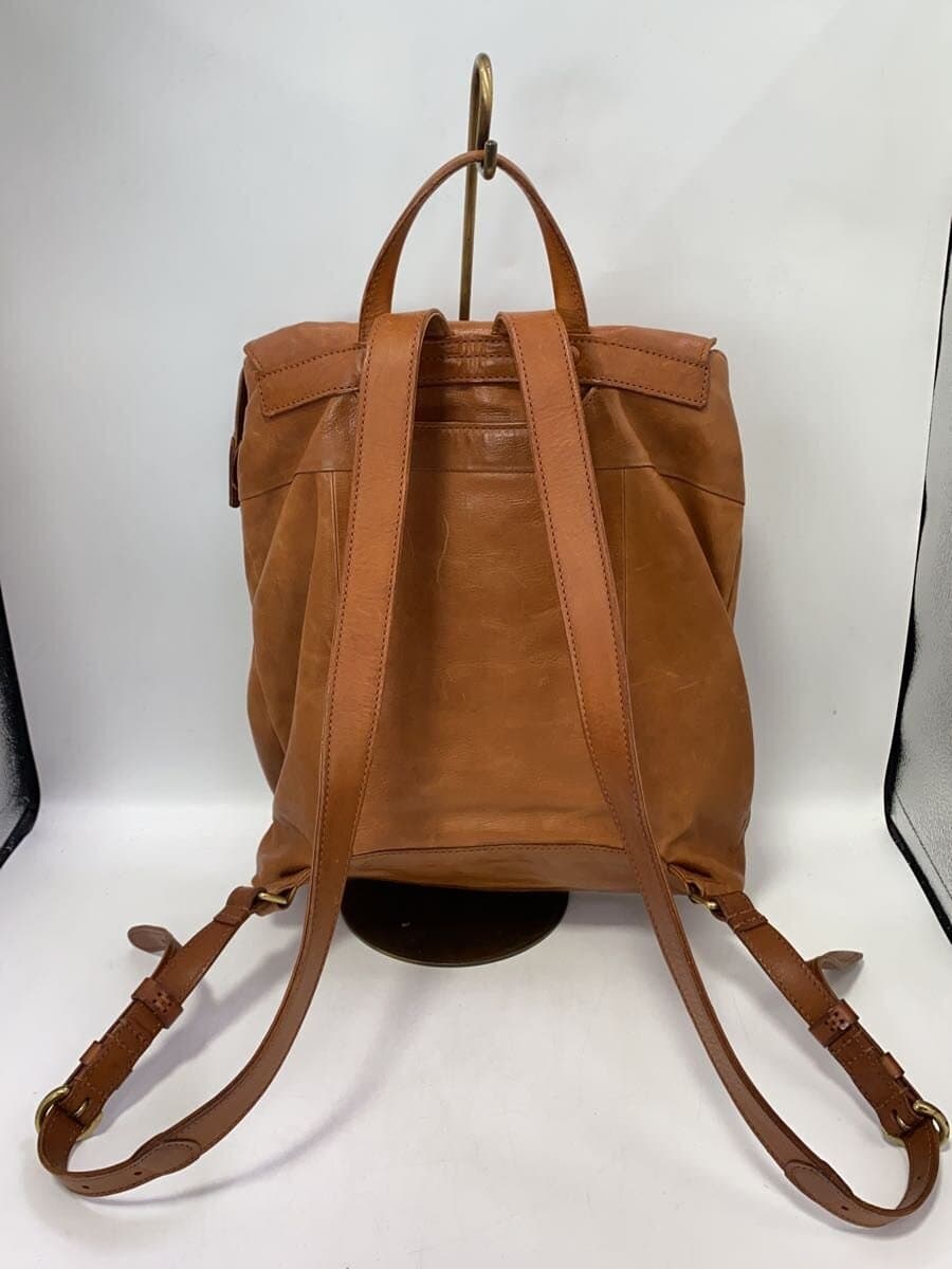 GENTEN Backpack Leather BRW Solid 3