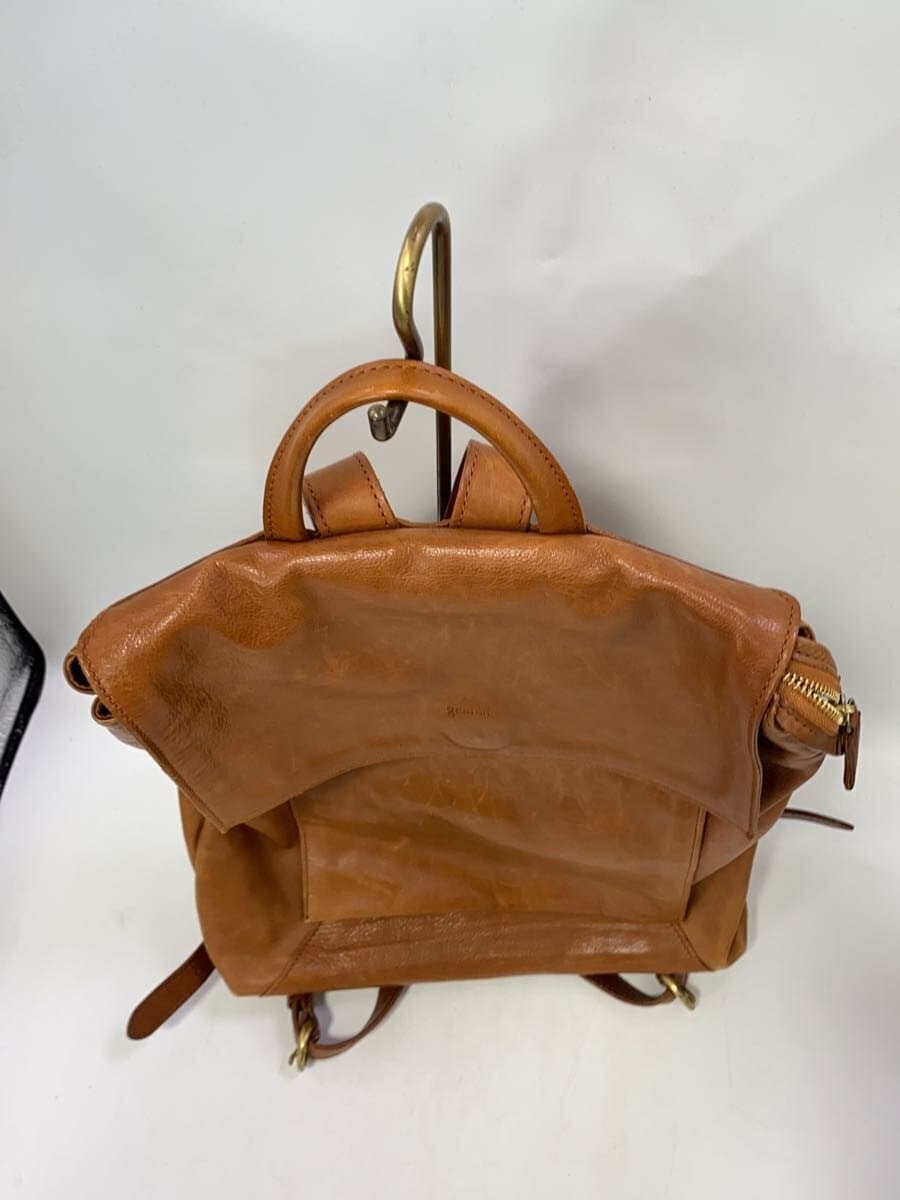 GENTEN Backpack Leather BRW Solid 4