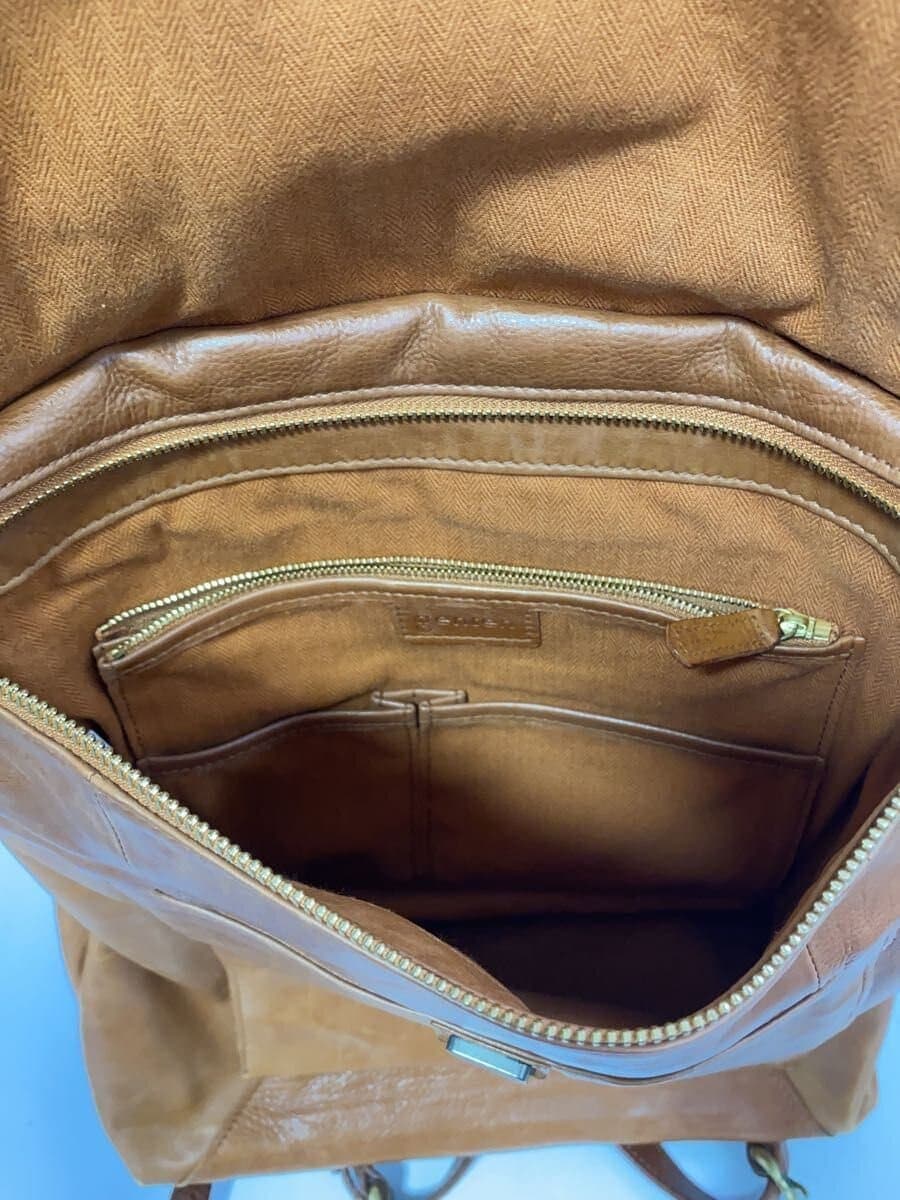 GENTEN Backpack Leather BRW Solid 6