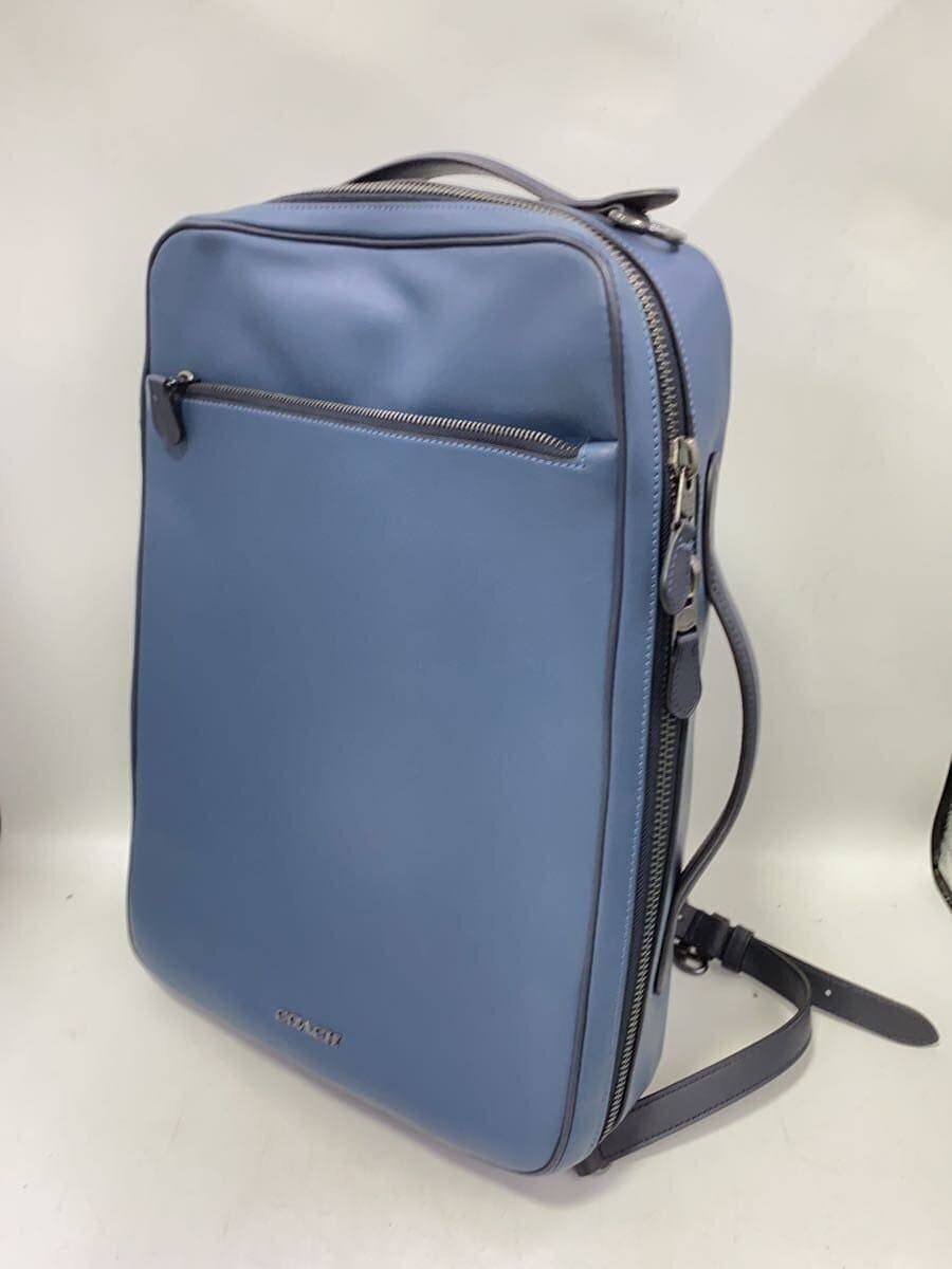 COACH Backpack Leather BLU C6876 2