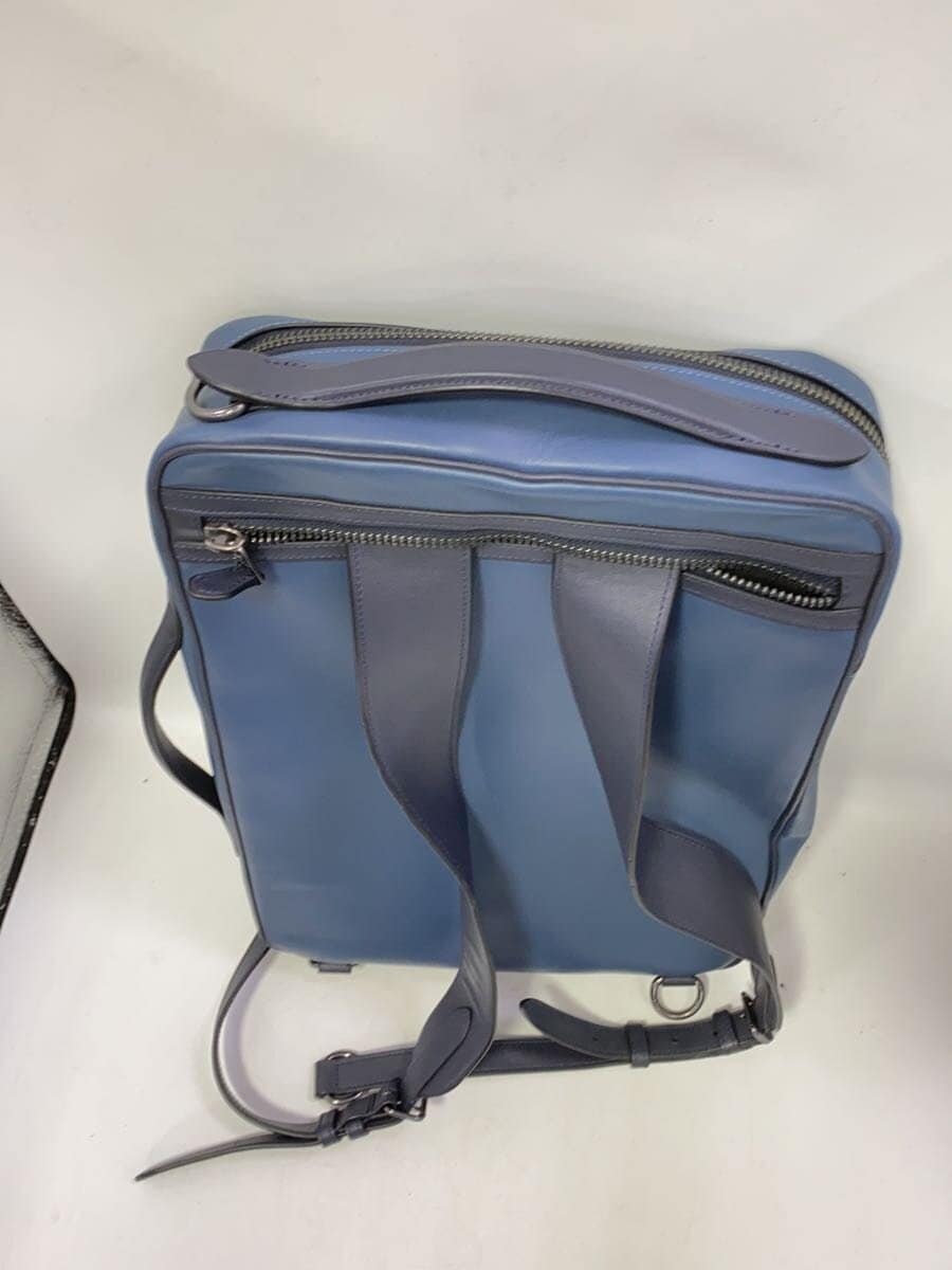 COACH Backpack Leather BLU C6876 4