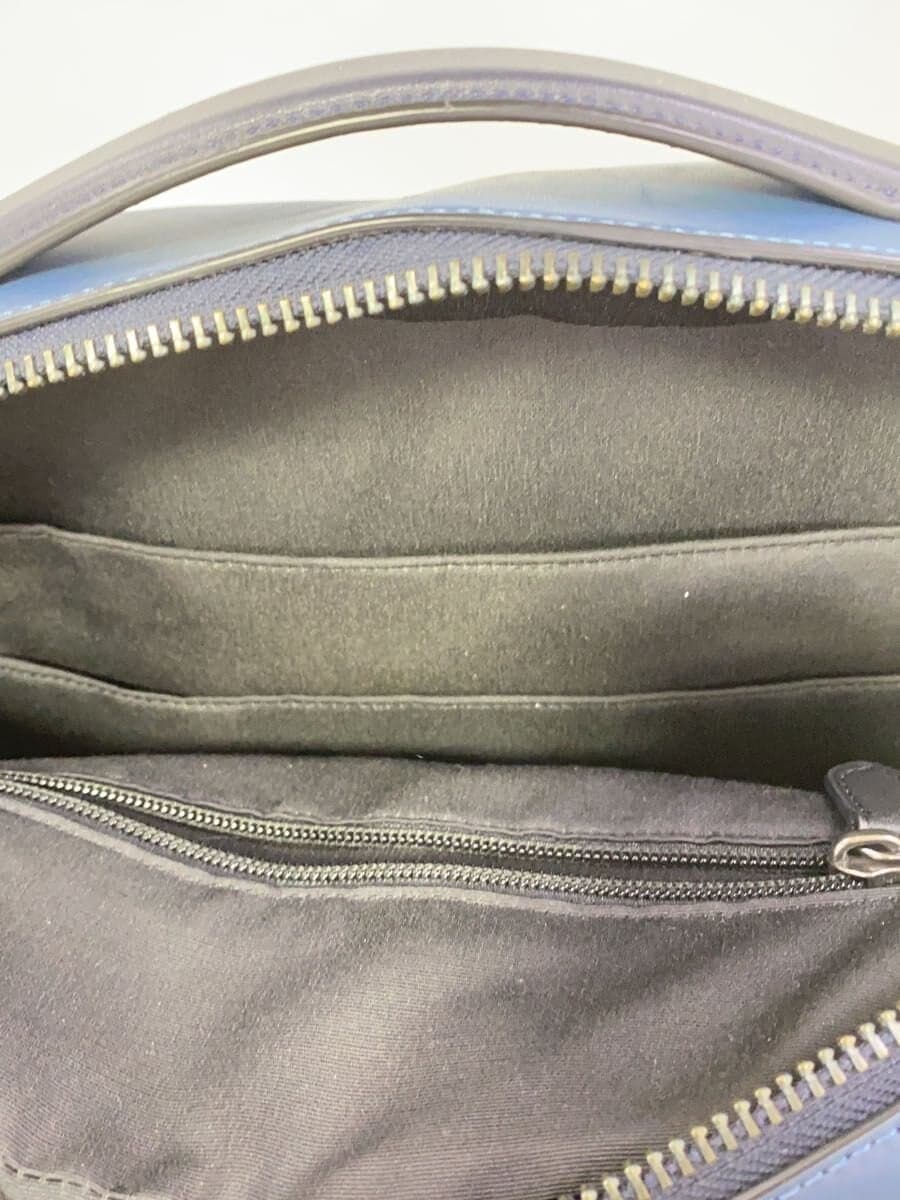 COACH Backpack Leather BLU C6876 6