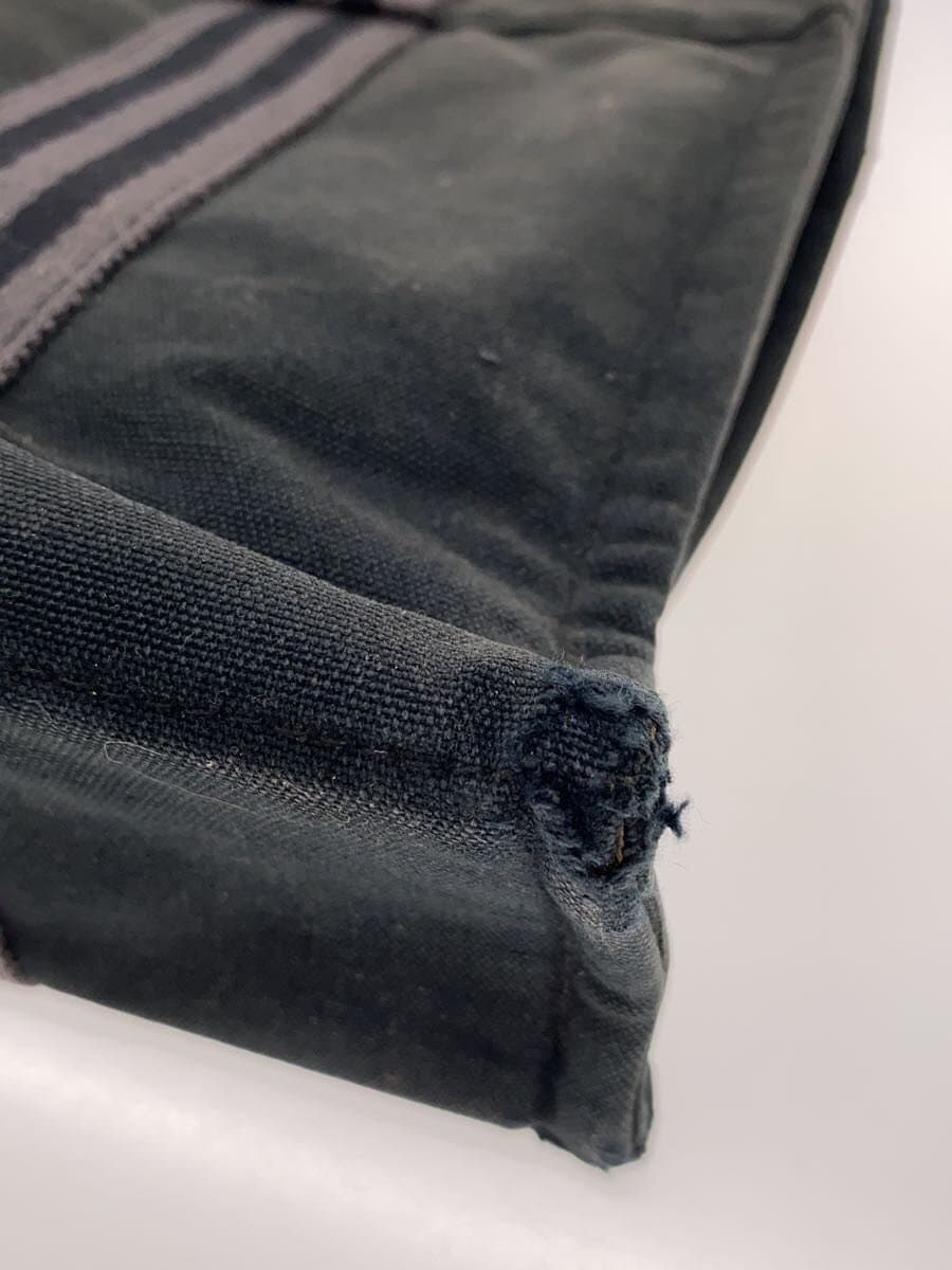 HERMES tote bag cotton BLK plain 8