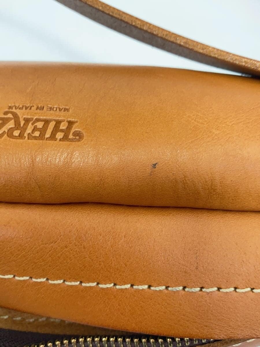 HERZ shoulder bag leather ORN solid color 7