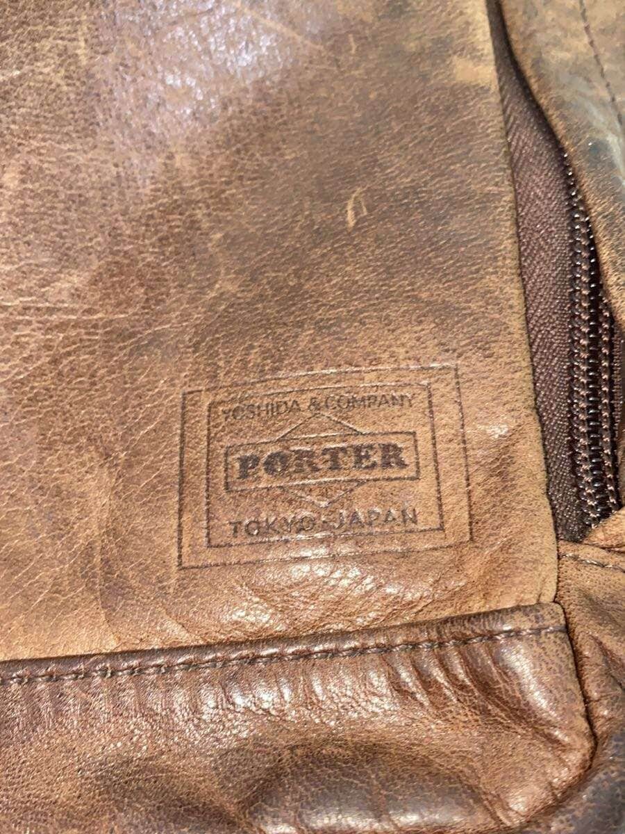 PORTER backpack horse leather BRW 5