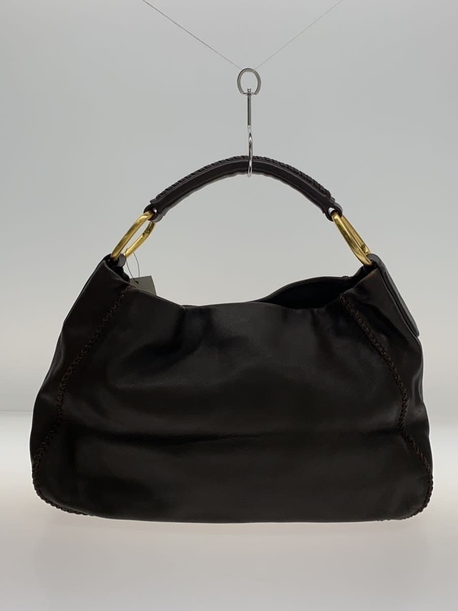 SAZABY Handbag Leather BRW 3