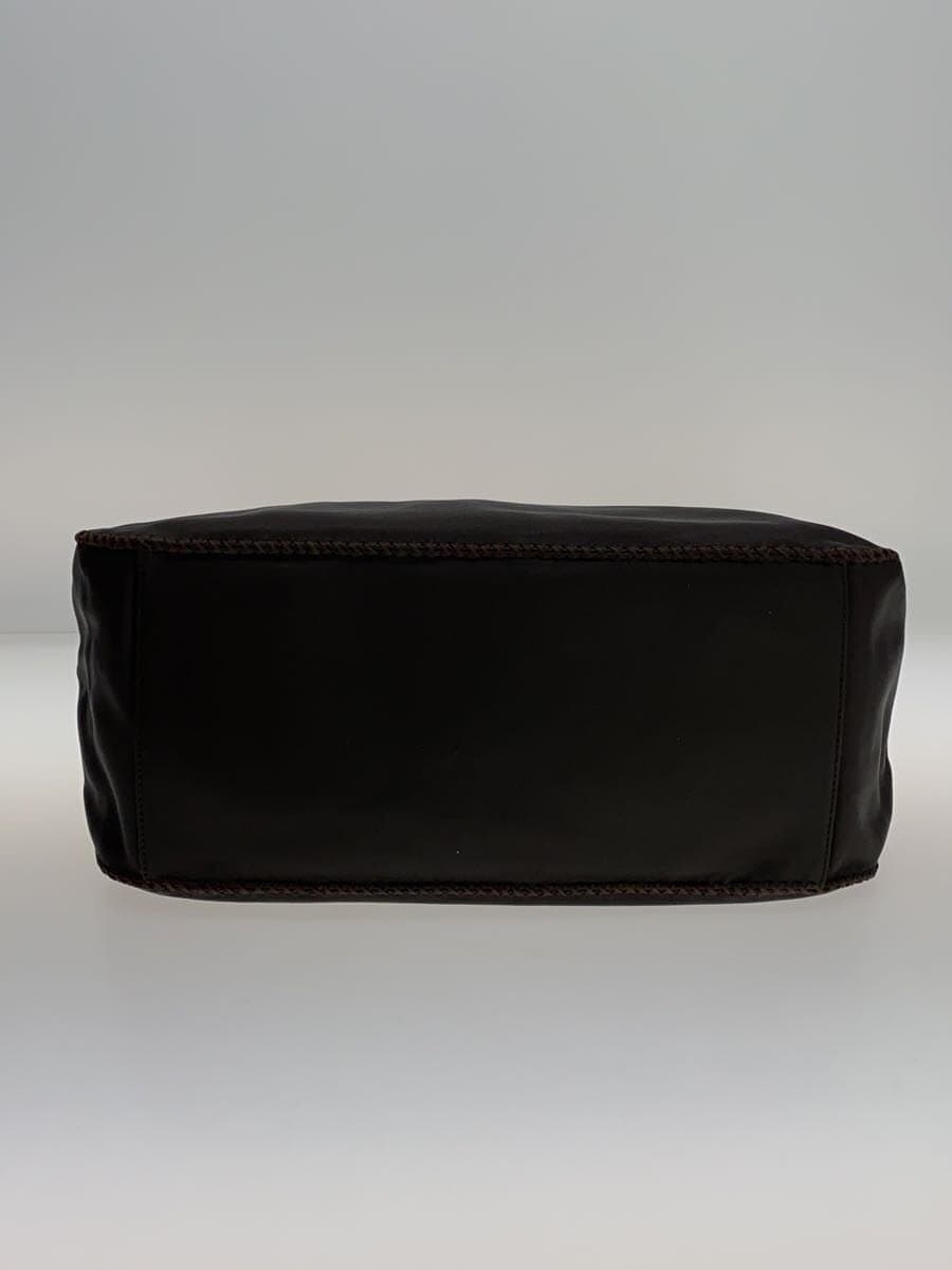 SAZABY Handbag Leather BRW 4