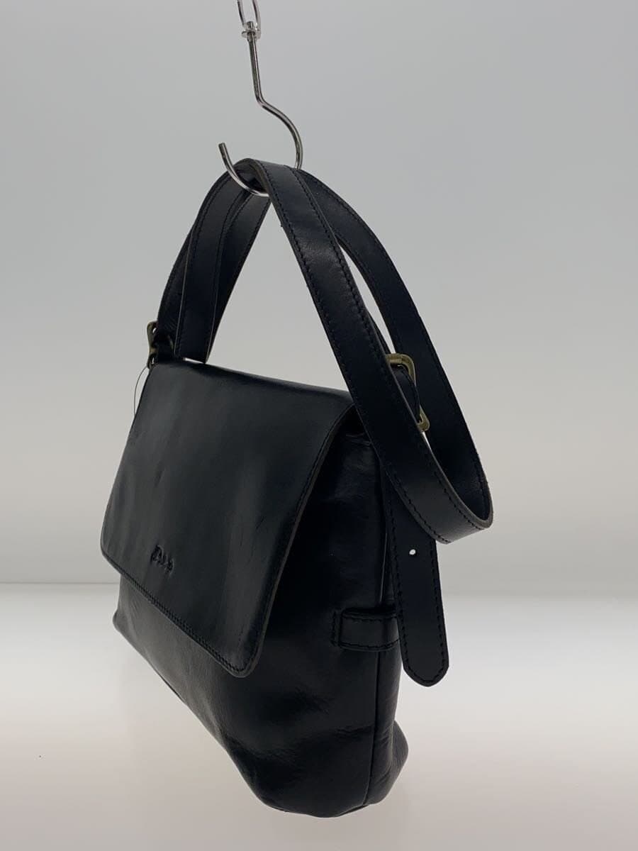 DAKOTA Shoulder Bag Leather BLK 2