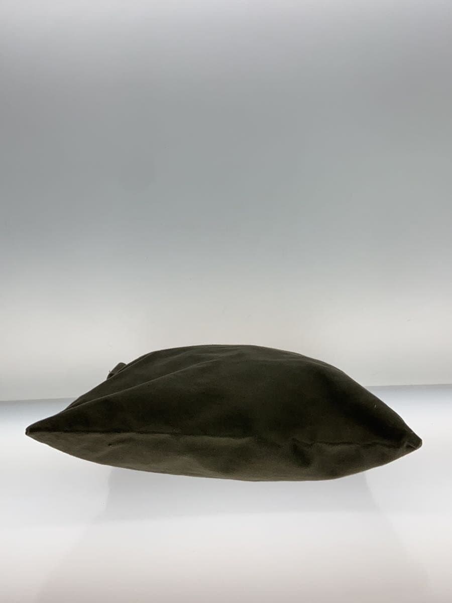 Heritage Leather Tote Bag Canvas KHK 4