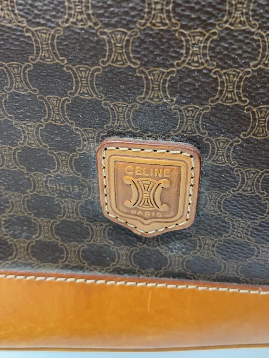 CELINE Shoulder Bag BRW All Over Pattern 5