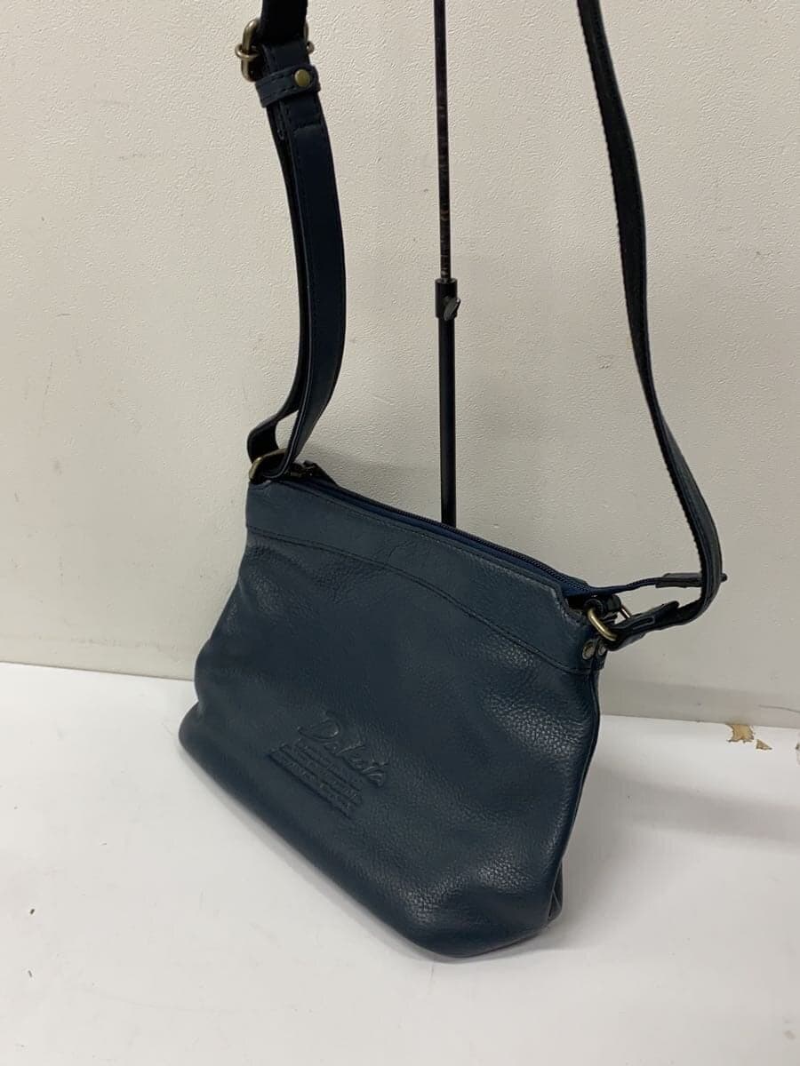DAKOTA Shoulder Bag Leather NVY Plain 2