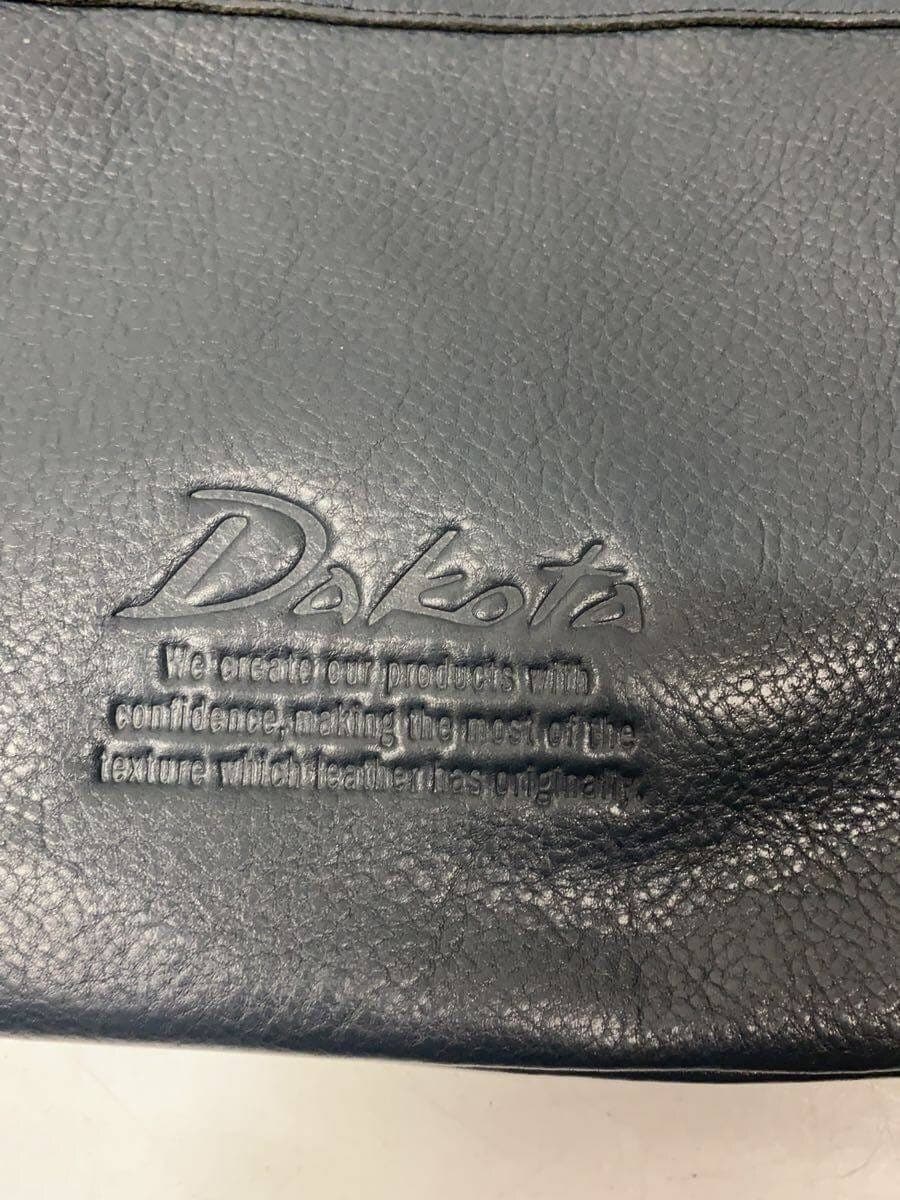 DAKOTA Shoulder Bag Leather NVY Plain 5