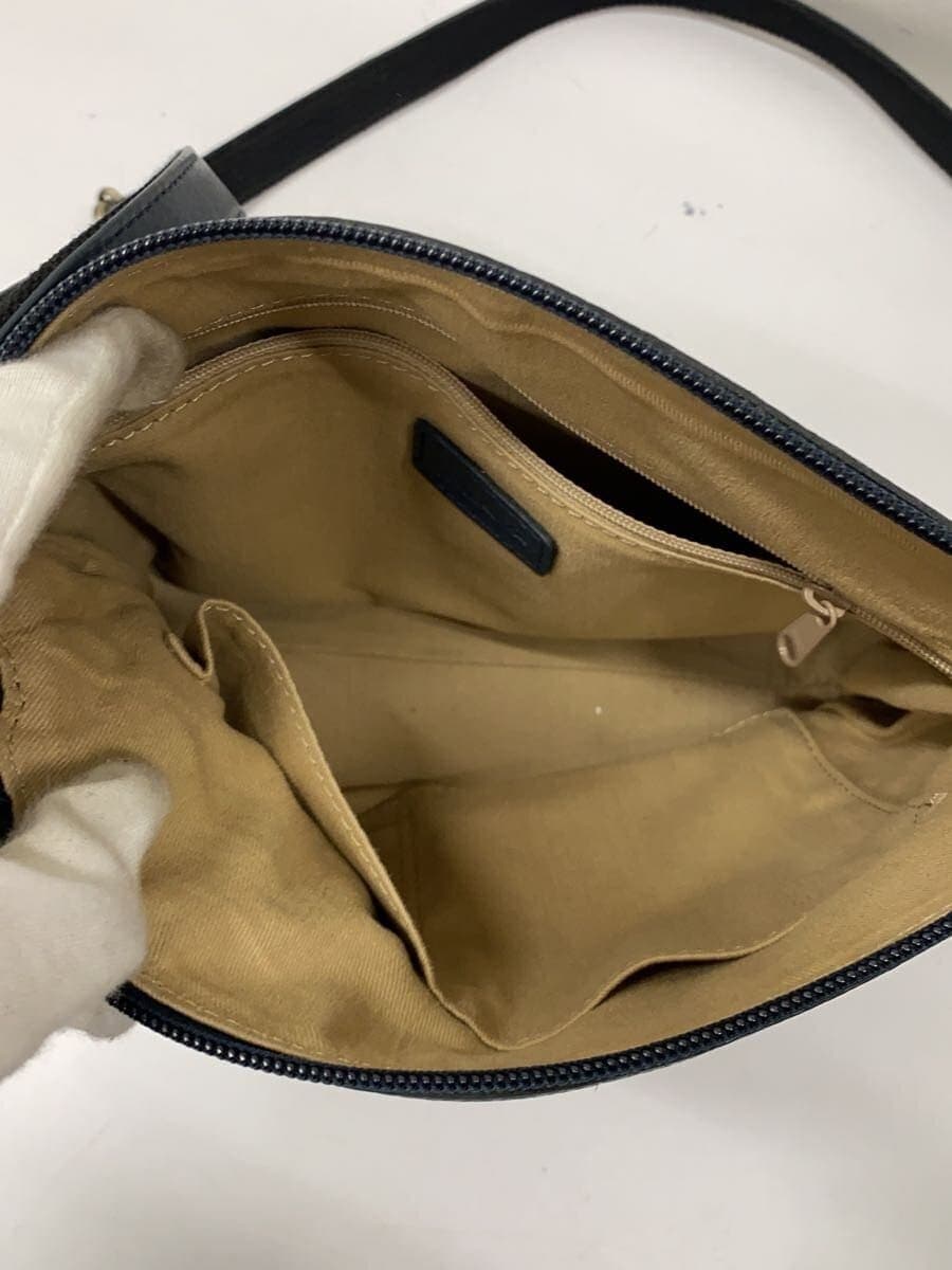 DAKOTA Shoulder Bag Leather NVY Plain 6