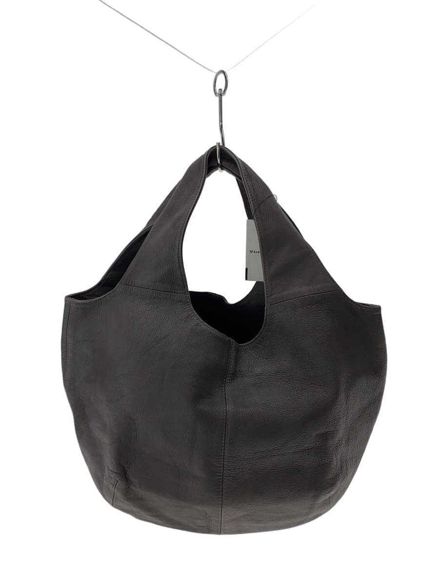 PAPILLONNER Handbag Leather GRY Solid