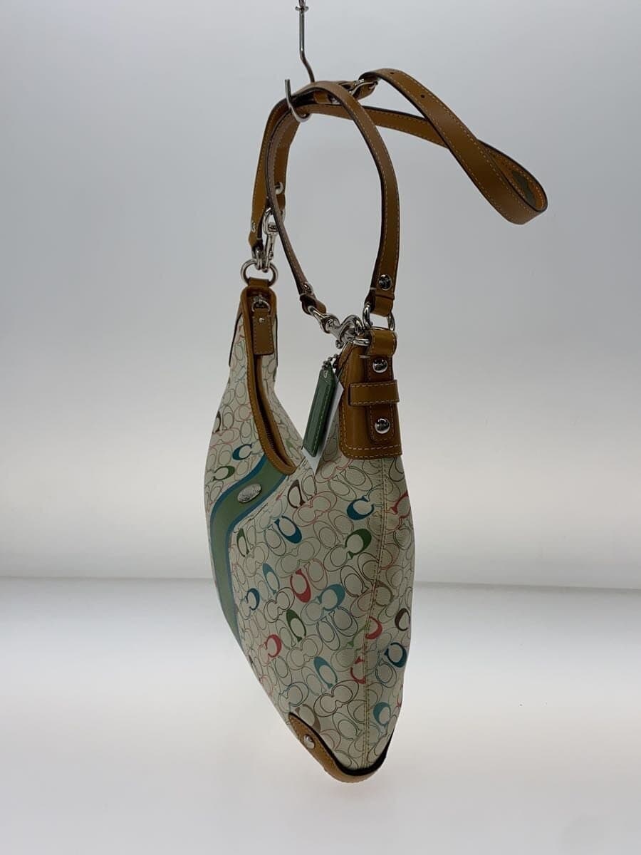 COACH Shoulder Bag CRM All Over Pattern 2