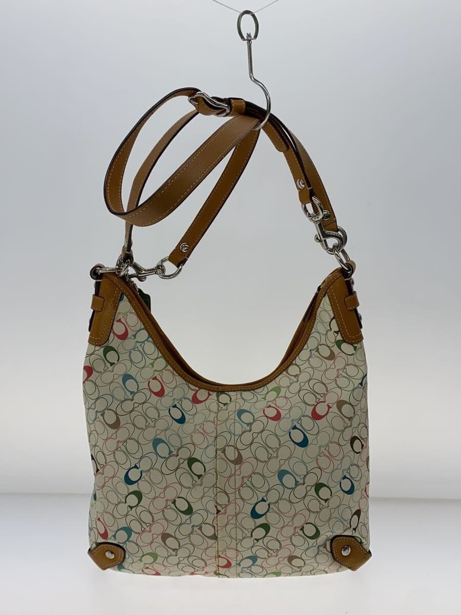 COACH Shoulder Bag CRM All Over Pattern 3