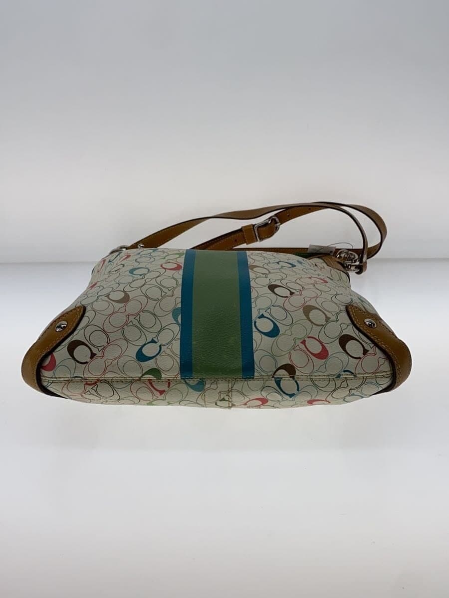 COACH Shoulder Bag CRM All Over Pattern 4