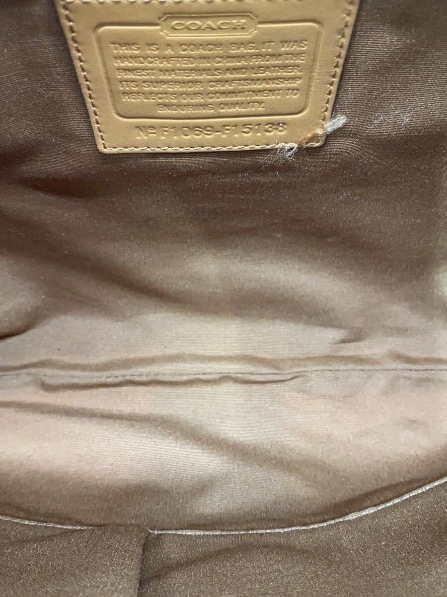 COACH Shoulder Bag CRM All Over Pattern 6