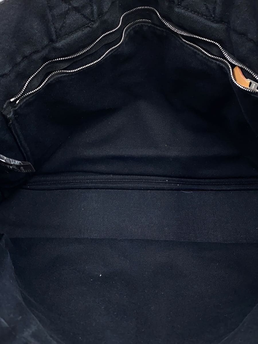 HERMES Fourre-Tout MM Tote Bag Canvas BLK 6