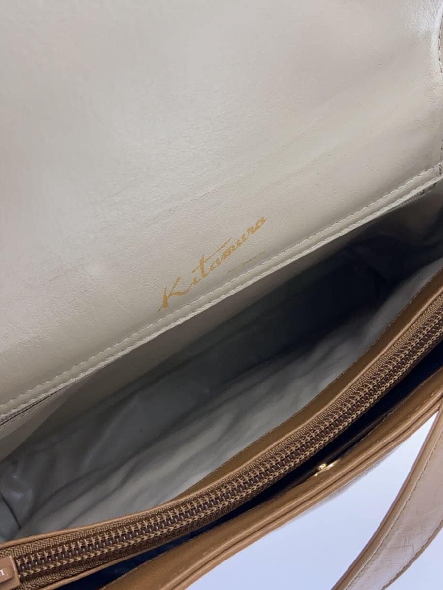 Kitamura Shoulder Bag Leather BEG 6