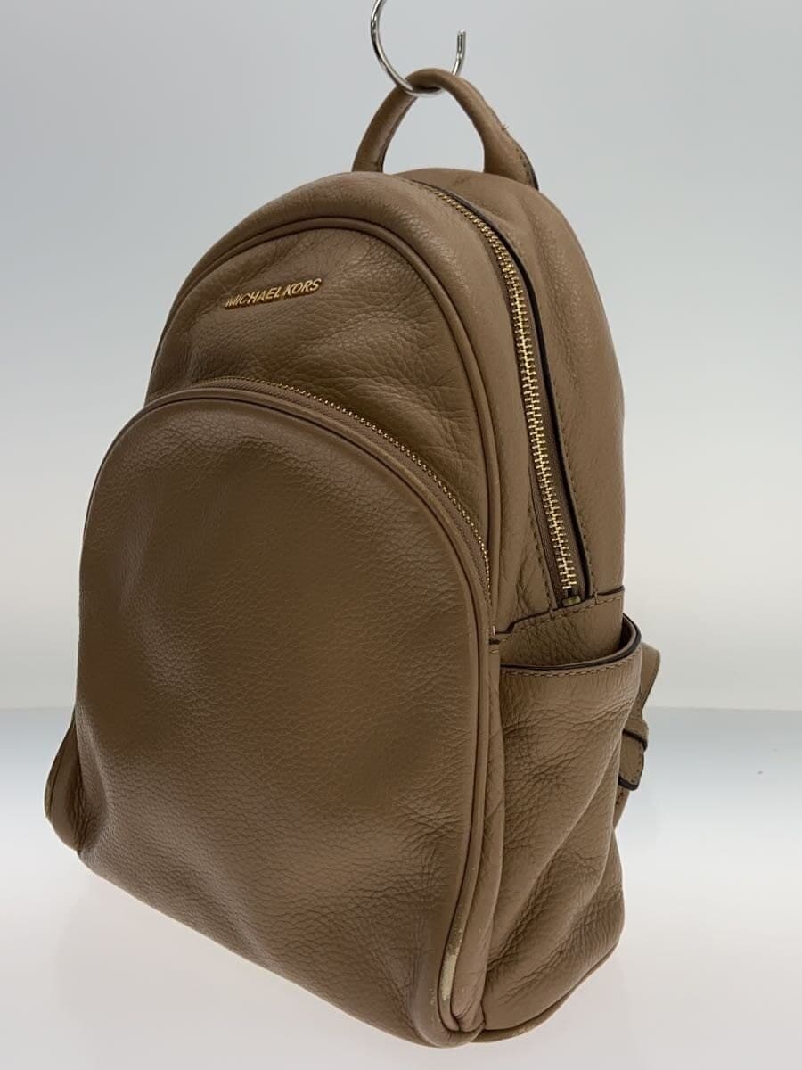 MICHAEL KORS Backpack Leather BEG Solid 2