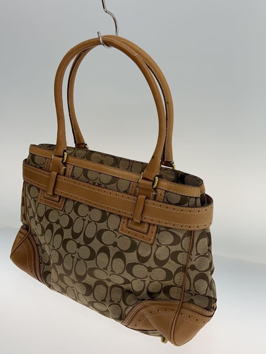 COACH Tote Bag_Signature Canvas BRW 2