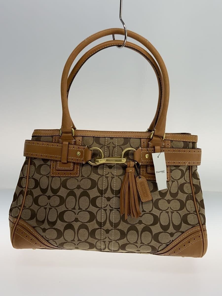 COACH Tote Bag_Signature Canvas BRW 3