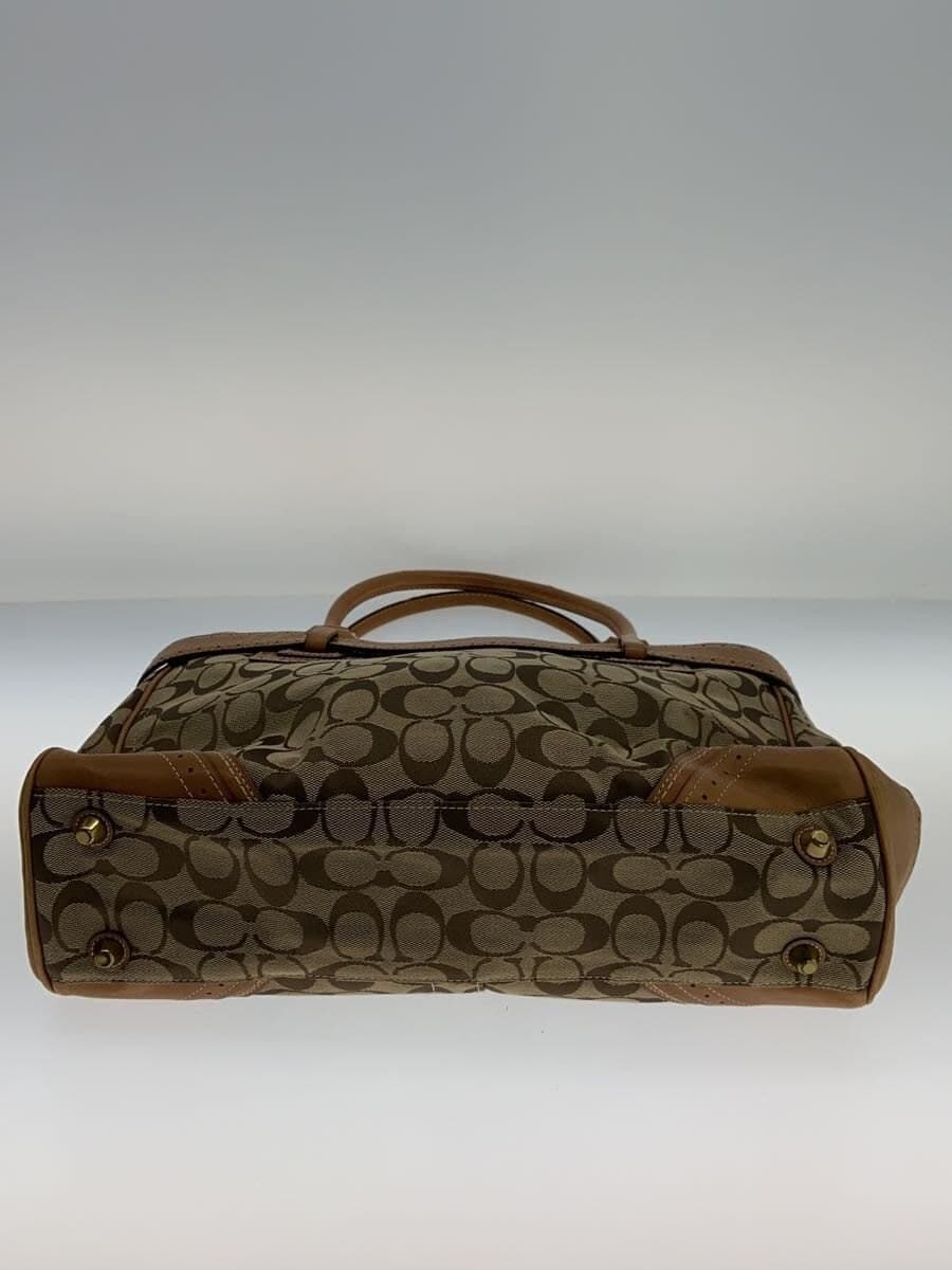 COACH Tote Bag_Signature Canvas BRW 4