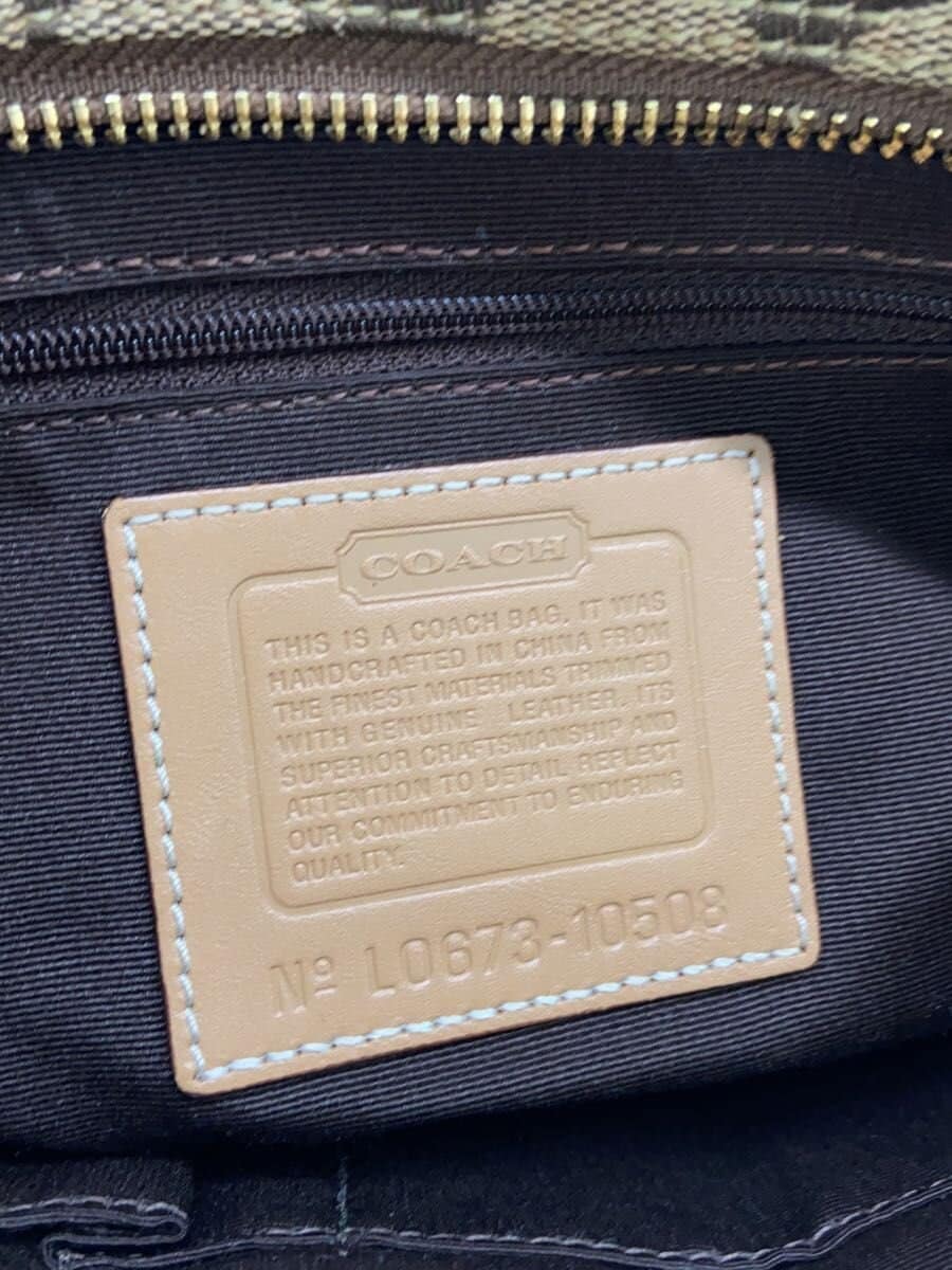 COACH Tote Bag_Signature Canvas BRW 5