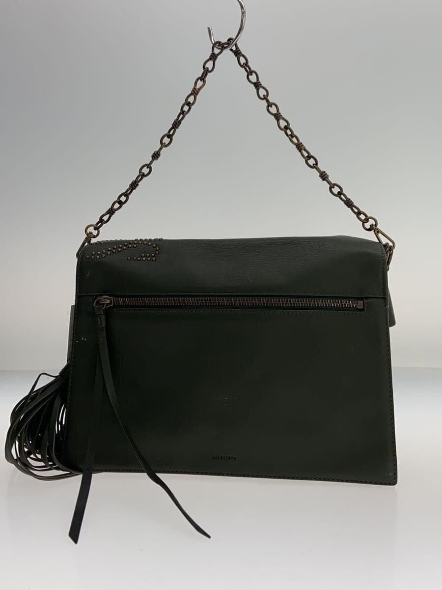 ALLSAINTS Shoulder Bag Leather KHK Solid 3