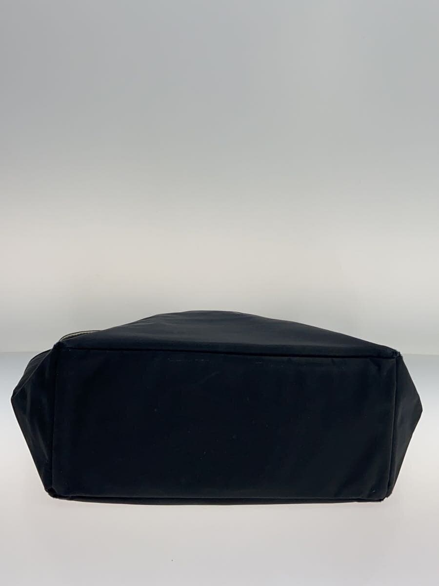 agnes b VOYAGE Handbag Nylon BLK Solid 4