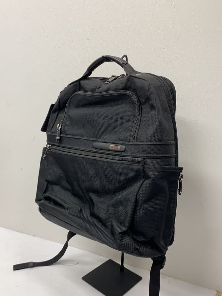 TUMI Square Business Backpack Polyester BLK 2