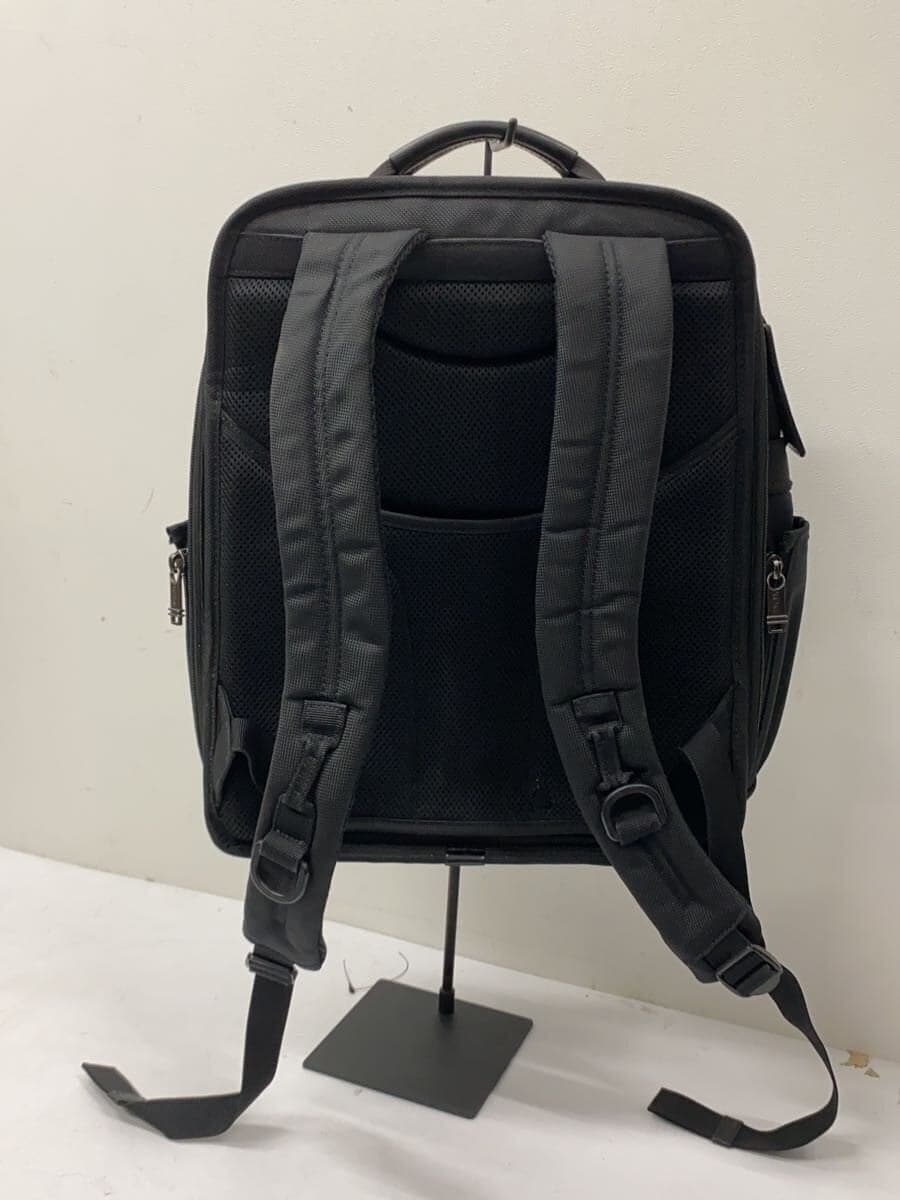 TUMI Square Business Backpack Polyester BLK 3