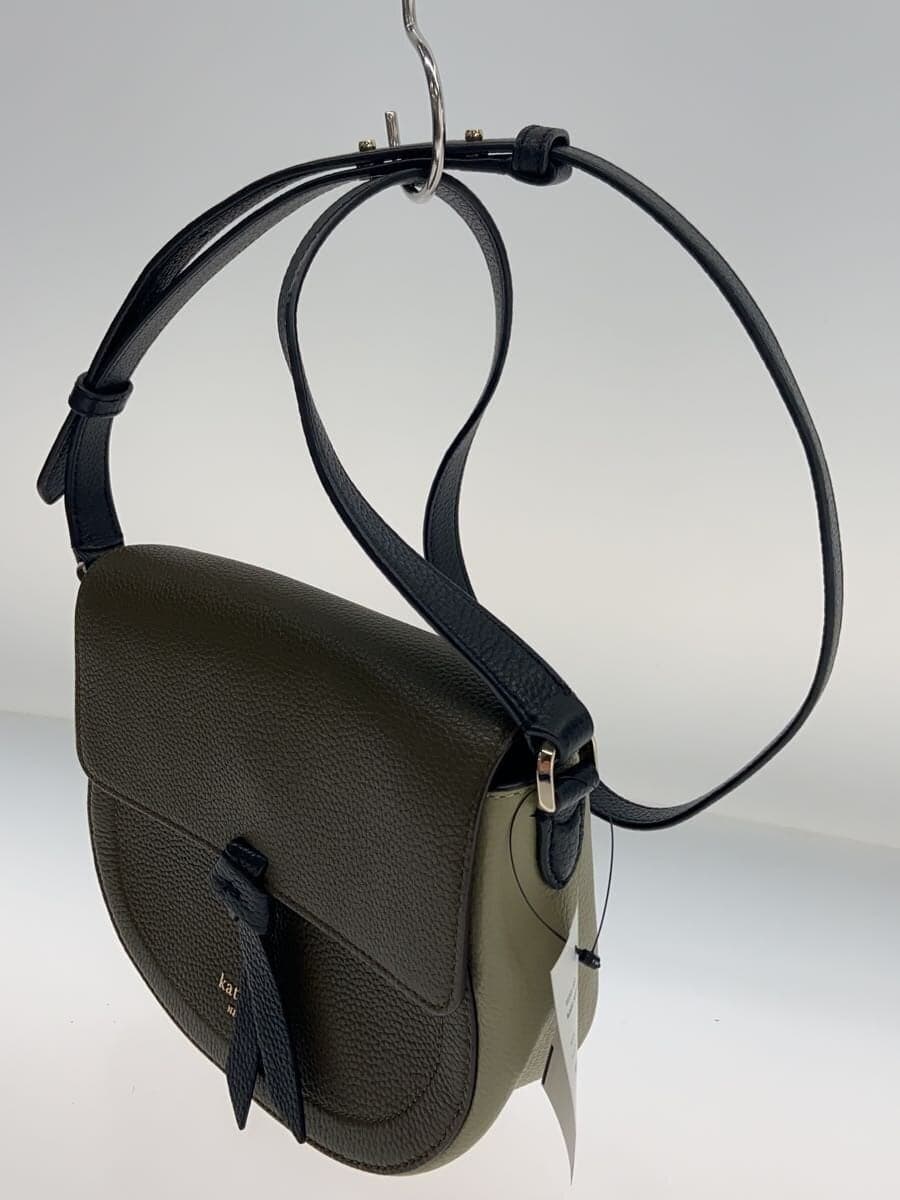 kate spade new york Shoulder Bag Leather KHK Solid 2