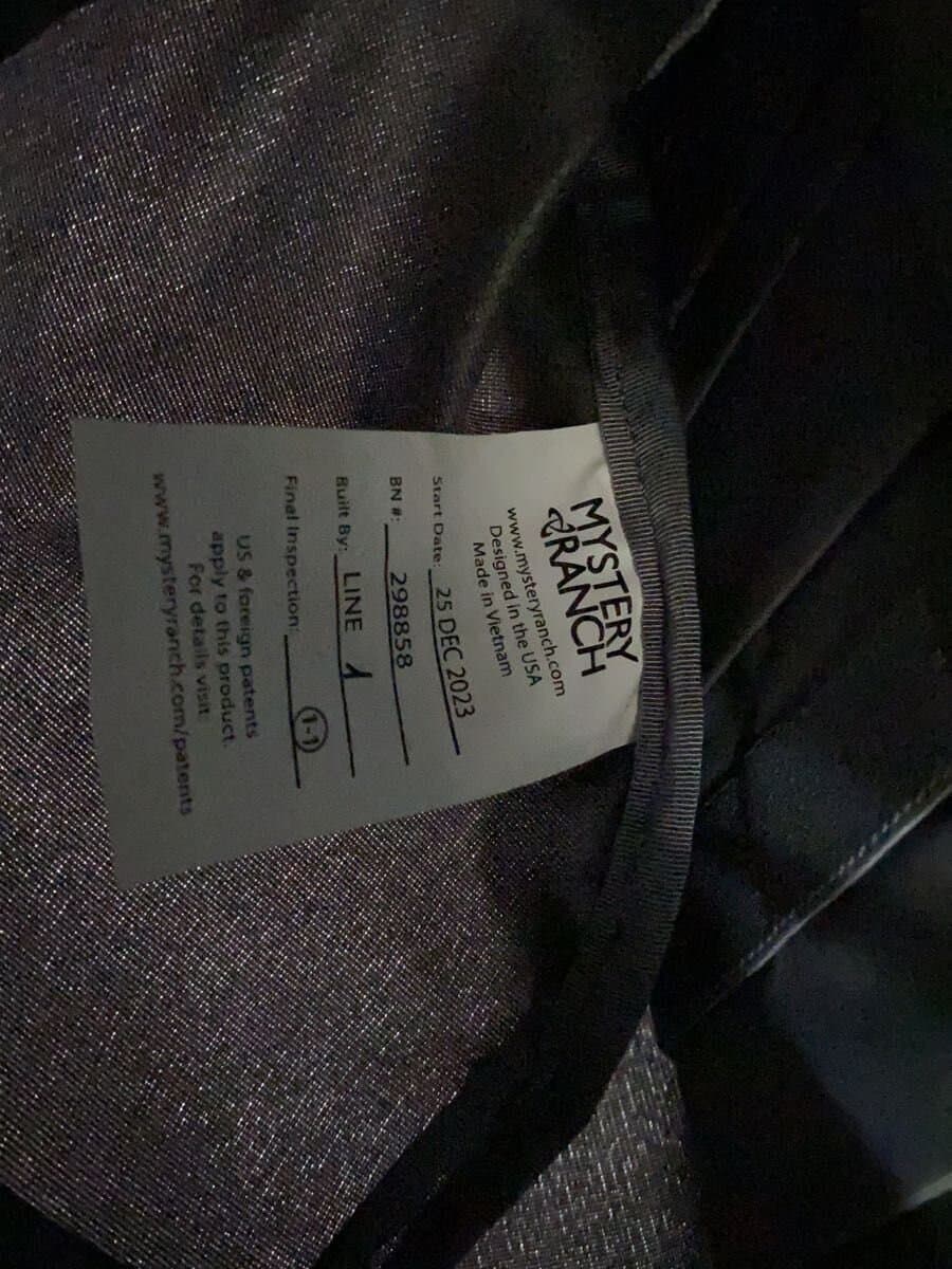 MYSTERY RANCH Backpack GRY Solid 3