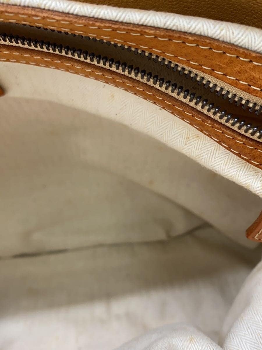 GENTEN Tote Bag Leather WHT All Over Pattern 9