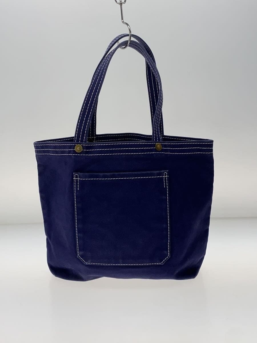 Ichizawa Hanpu Made Tote Bag Canvas NVY 3