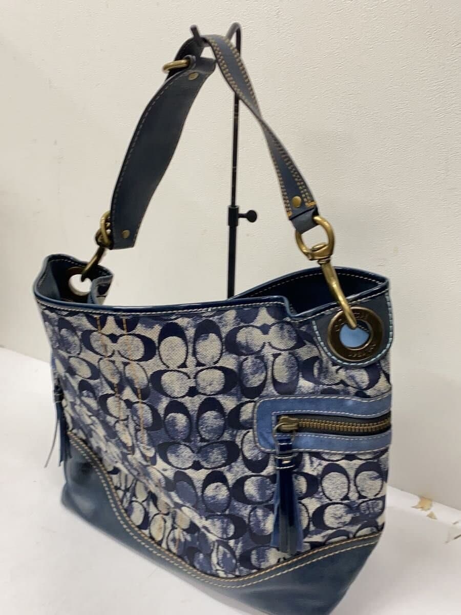 COACH Shoulder Bag All Over Pattern 2183 Signature 2
