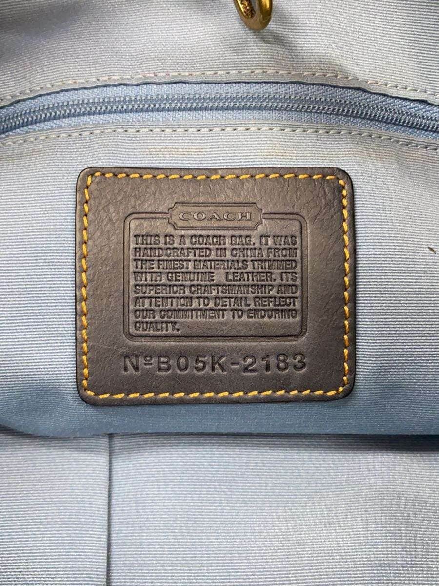 COACH Shoulder Bag All Over Pattern 2183 Signature 5