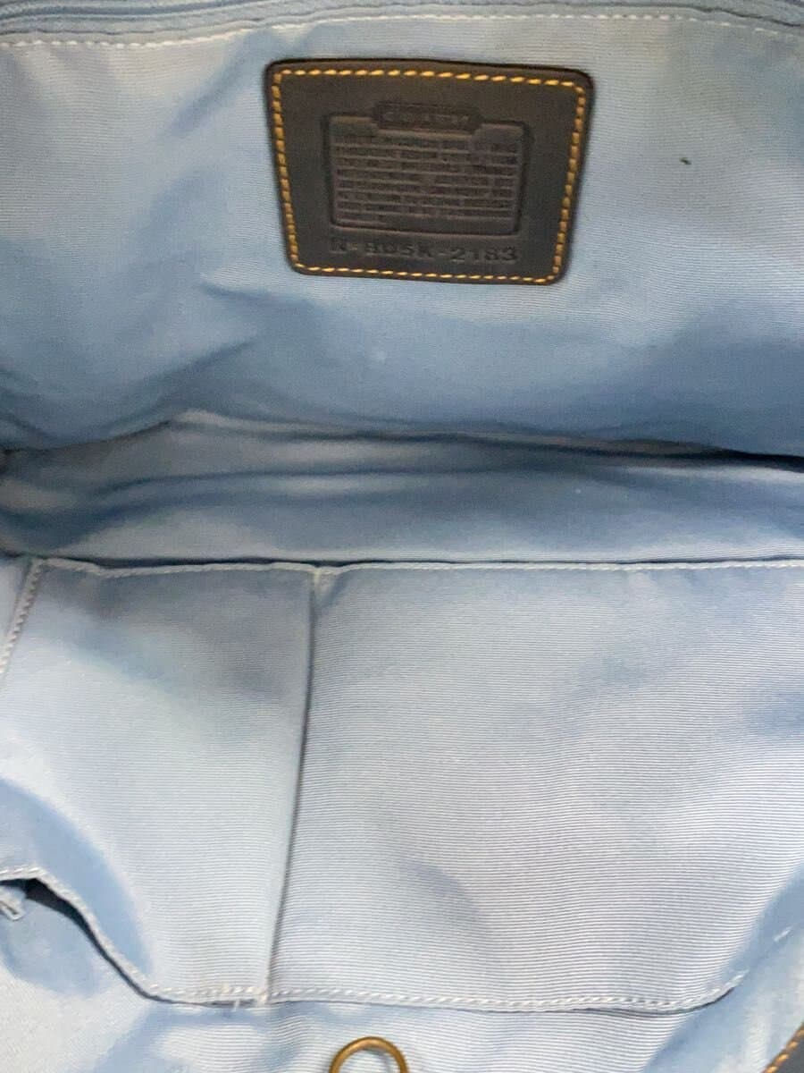 COACH Shoulder Bag All Over Pattern 2183 Signature 6