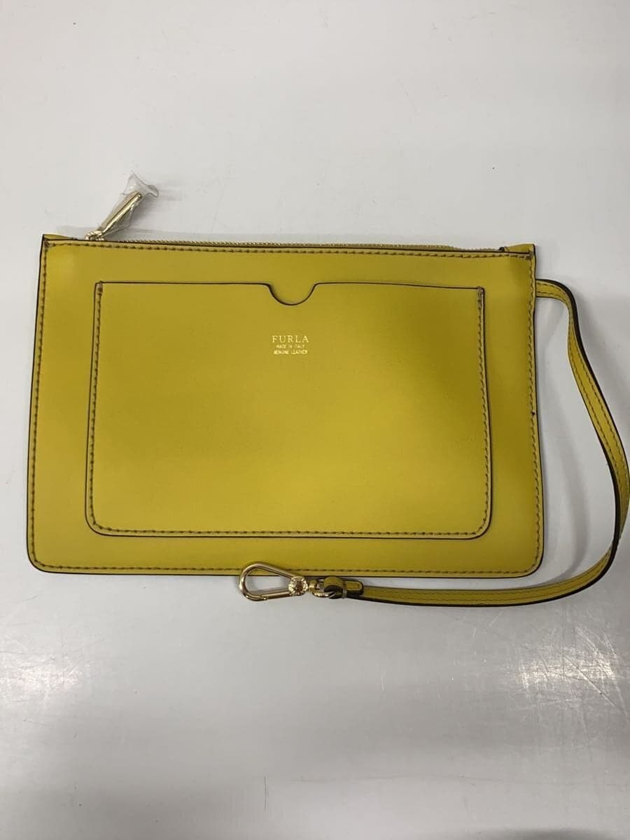 FURLA Shoulder Bag YLW Solid 7